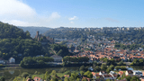Kaffelstein mit Blick auf die Burg Wertheim