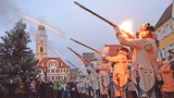 Neujahrsschießen auf dem Marktplatz