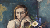 Karl_Hofer_Ma╠êdchen_mit_Blumen_1936