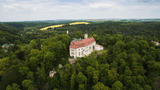 Schloss Wolkenburg von oben