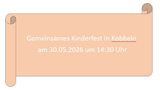 Kinderfest Kobbeln