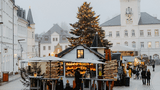 Weihnachtsmarkt in Schneeberg im Erzgebirge