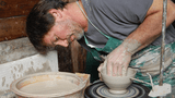 Handwerksvorführung: Töpfer