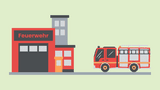 Freiwillige Feuerwehr Ortsfeuerwehr Feuerwehrhaus Feuerwehrwagen