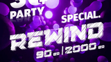 30+ Party: REWIND am 19.09.2026 in der Stadthalle Cottbus