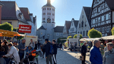 Herbstmarkt in Günzburg.