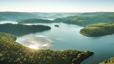 Rursee im Nationalpark Eifel