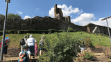 Aufstieg zur Stadtmauer