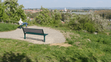Panoramablick Berger Kirche in Friedrichshafen-Berg