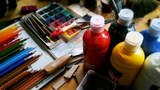 Farben und Stifte