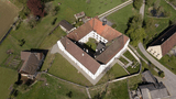 Luftaufnahme vom Kloster Habsthal